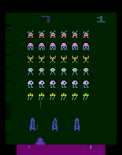 Multi-Color Space Invaders Screenthot 2